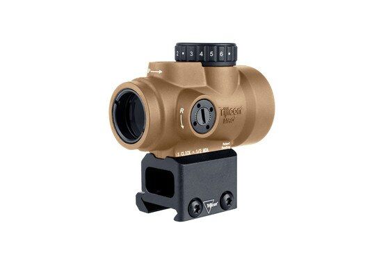 Trijicon MRO SD Rifle Red Dot includes a 1/3 co-witness mount